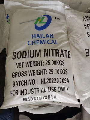 Nitrato de sódio da pureza alta NaNO3 para CAS No de vidraria 7631-99-4