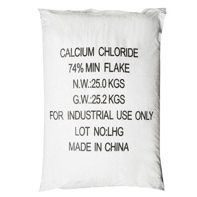 10043-52-4 flocos maiorias do cloreto de cálcio do CaCl2 para a indústria de borracha