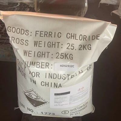 25 KG / BGA FeCL3 Cloreto de Ferro Usado Como Produtos Químicos de Tratamento de Água