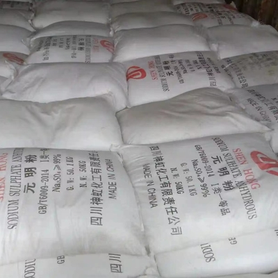 Sulfato de sódio anidro (Na2SO4) 99% - 50 kg/saco, CAS 7757-82-6, fornecimento directo da fábrica