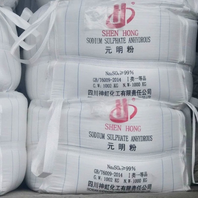 1200 KG / BAG Sal Glauber Na2so4 Sulfato de Sódio Anídro 99% Preço para Detergente e Vidro