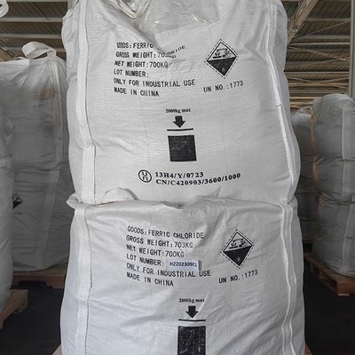 70 KG / BAG Cloreto de ferro 96% Min FeCL3 Sólido ISO 45001 7705-08-0