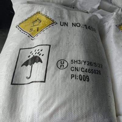 NaNO3 Nitrato de Sódio 27 MT / 20 GP Embalagem 25 KG / BAG Usado para inibidor de corrosão