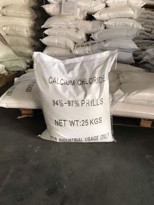 94%-97% Cloreto de cálcio Cloreto Branco Granular de Grau Industrial CaCl2 Partículas de Cloreto de Calcio 25kg